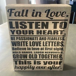 Beautiful Canvas Table or Wall Decor 🖤